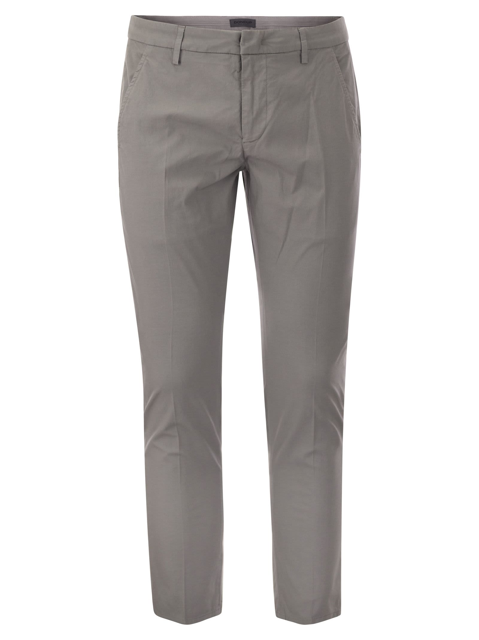 Dondup Alfredo - Slim-fit Cotton Trousers