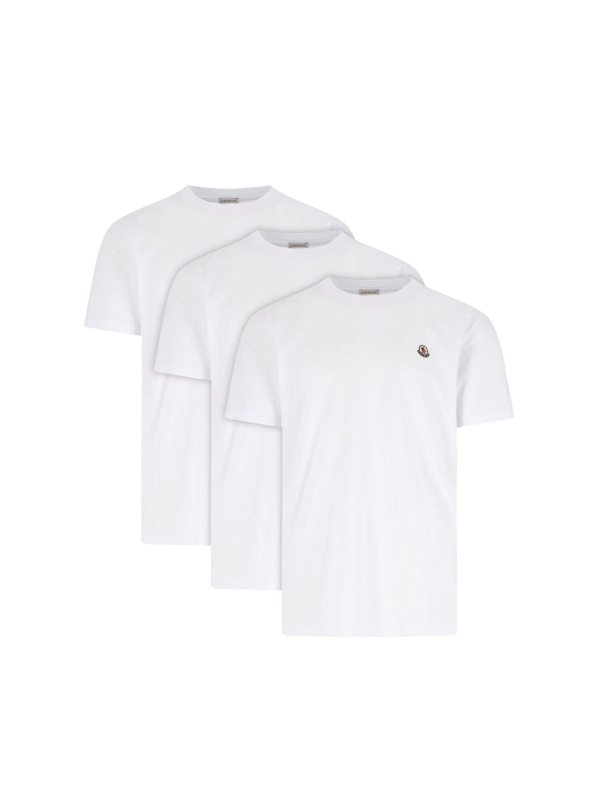 Moncler Set Of 3 Logo T-Shirts