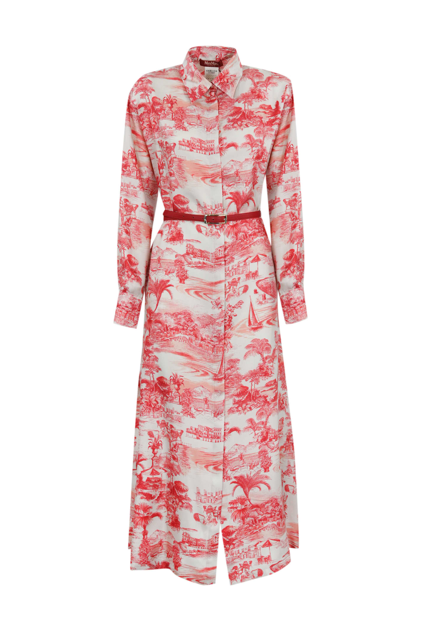 Max Mara Studio Svelto 衬衫裙 真丝印花款