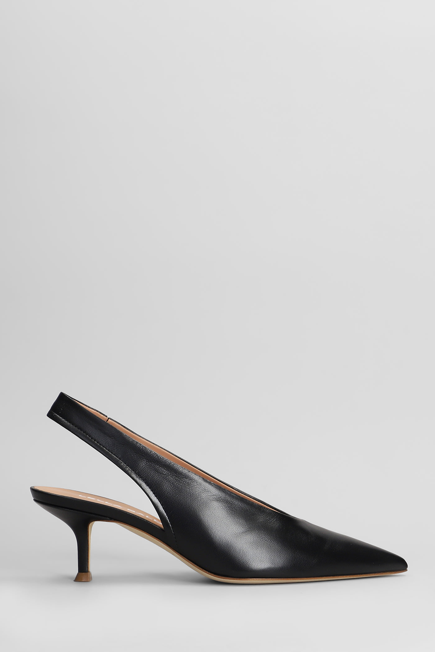 Lella Baldi Pumps In Black Leather