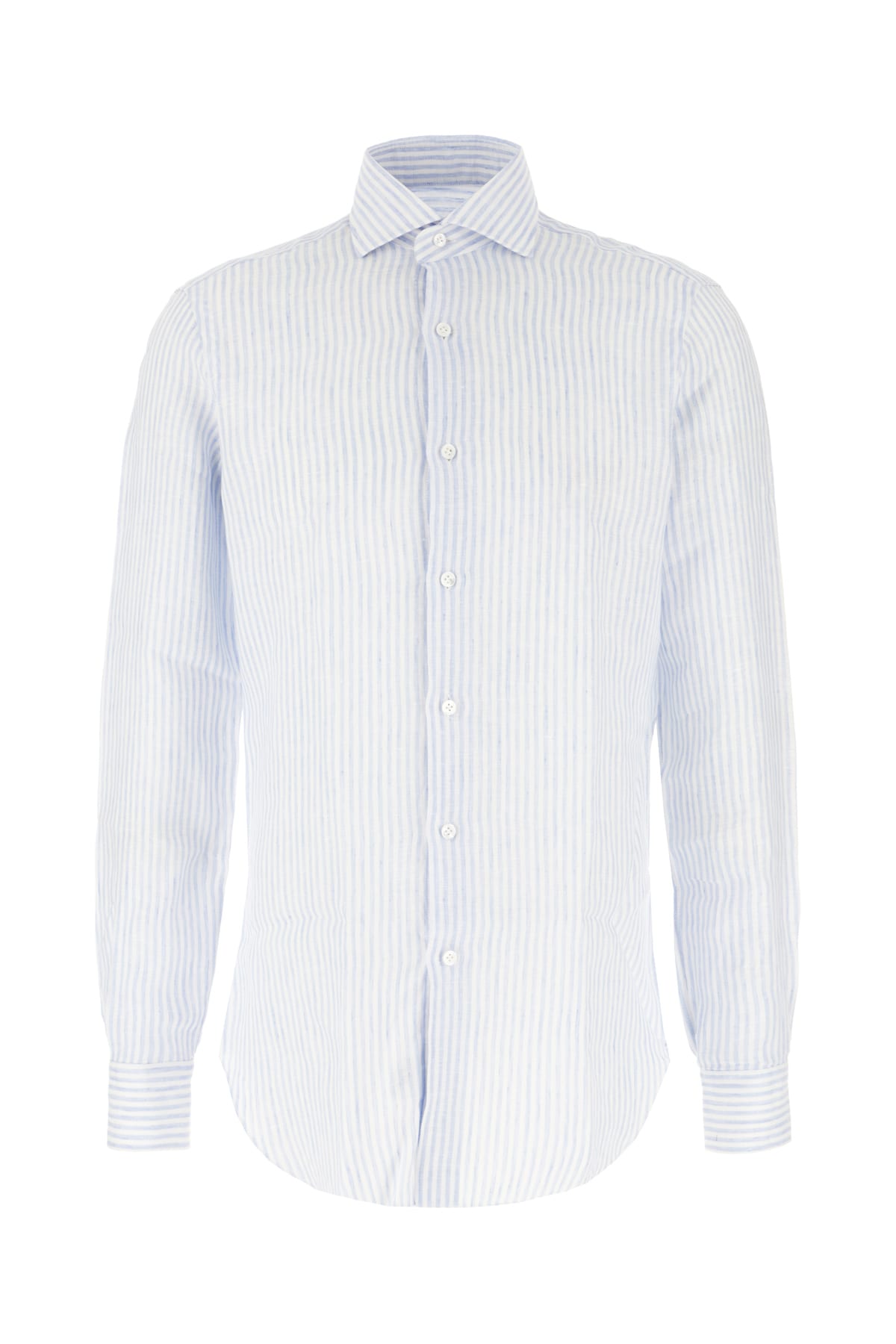 Barba Napoli Printed Linen Shirt