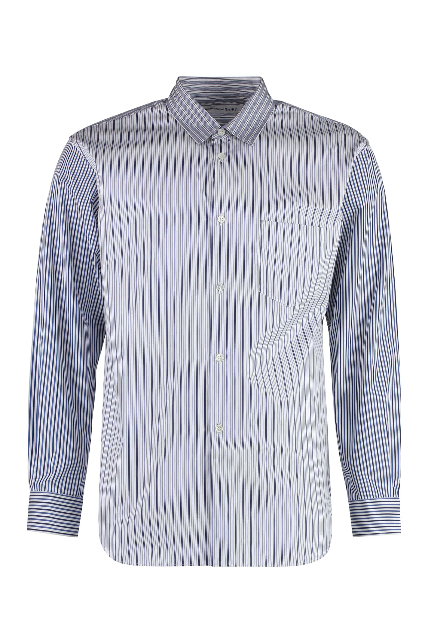 Comme des Garçons Shirt Striped Cotton Shirt