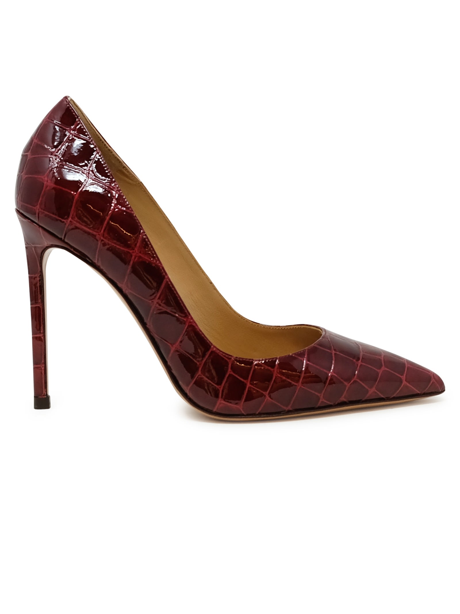 Aquazzura Brown Coco Printed Leather Purist Pump 105