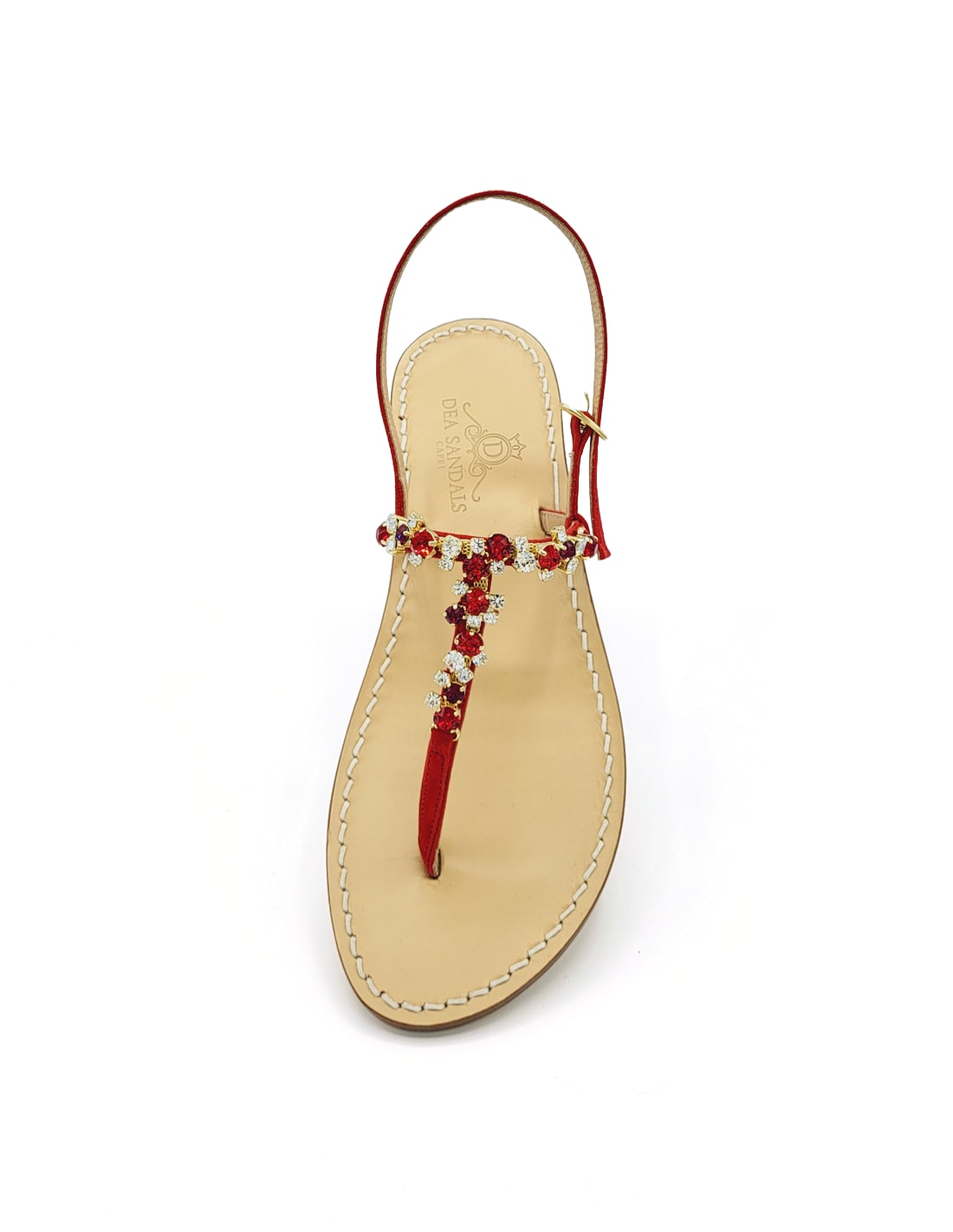 Dea Sandals Licampi Red Jewel Sandals
