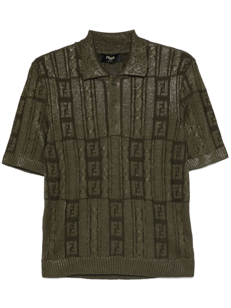 Fendi 羊毛马球衫