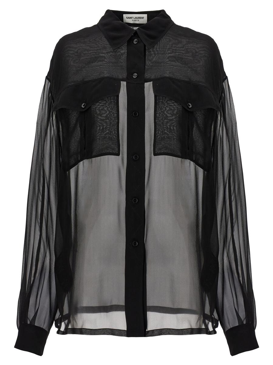 Saint Laurent Silk Muslin Shirt