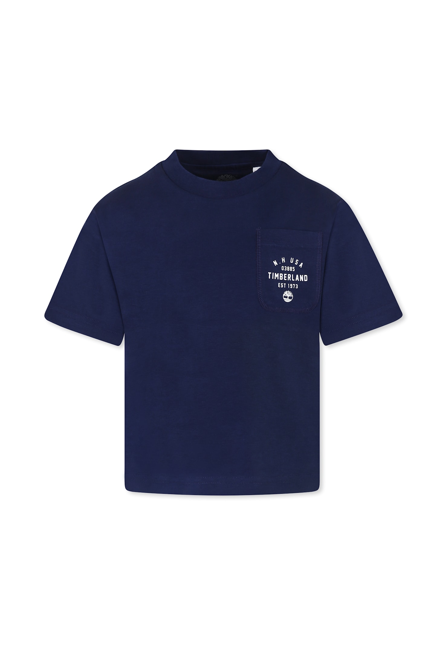 Timberland Blue T-shirt For Boy With Logo
