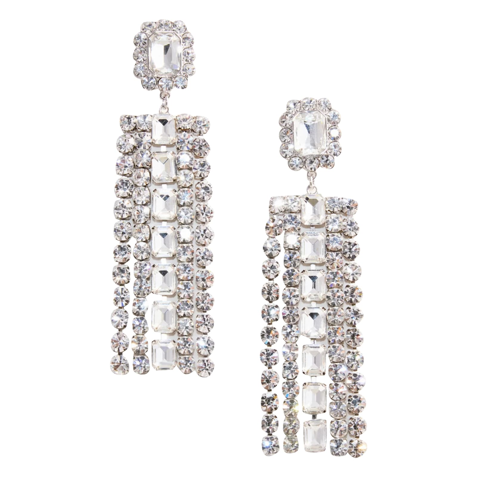 self-portrait Crystal Earrings