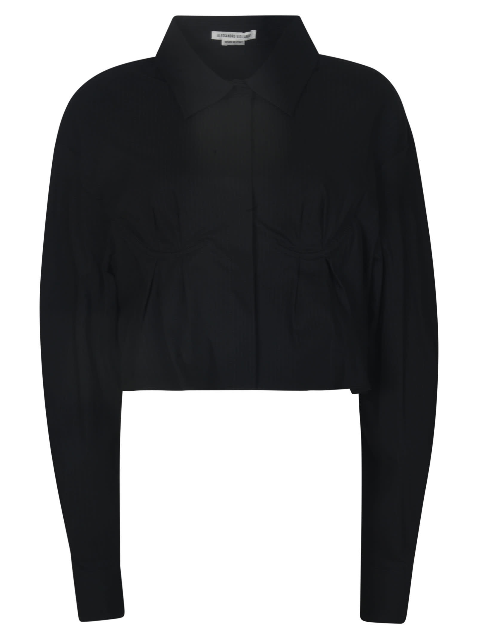 Alessandro Vigilante Open Back Cropped Jacket