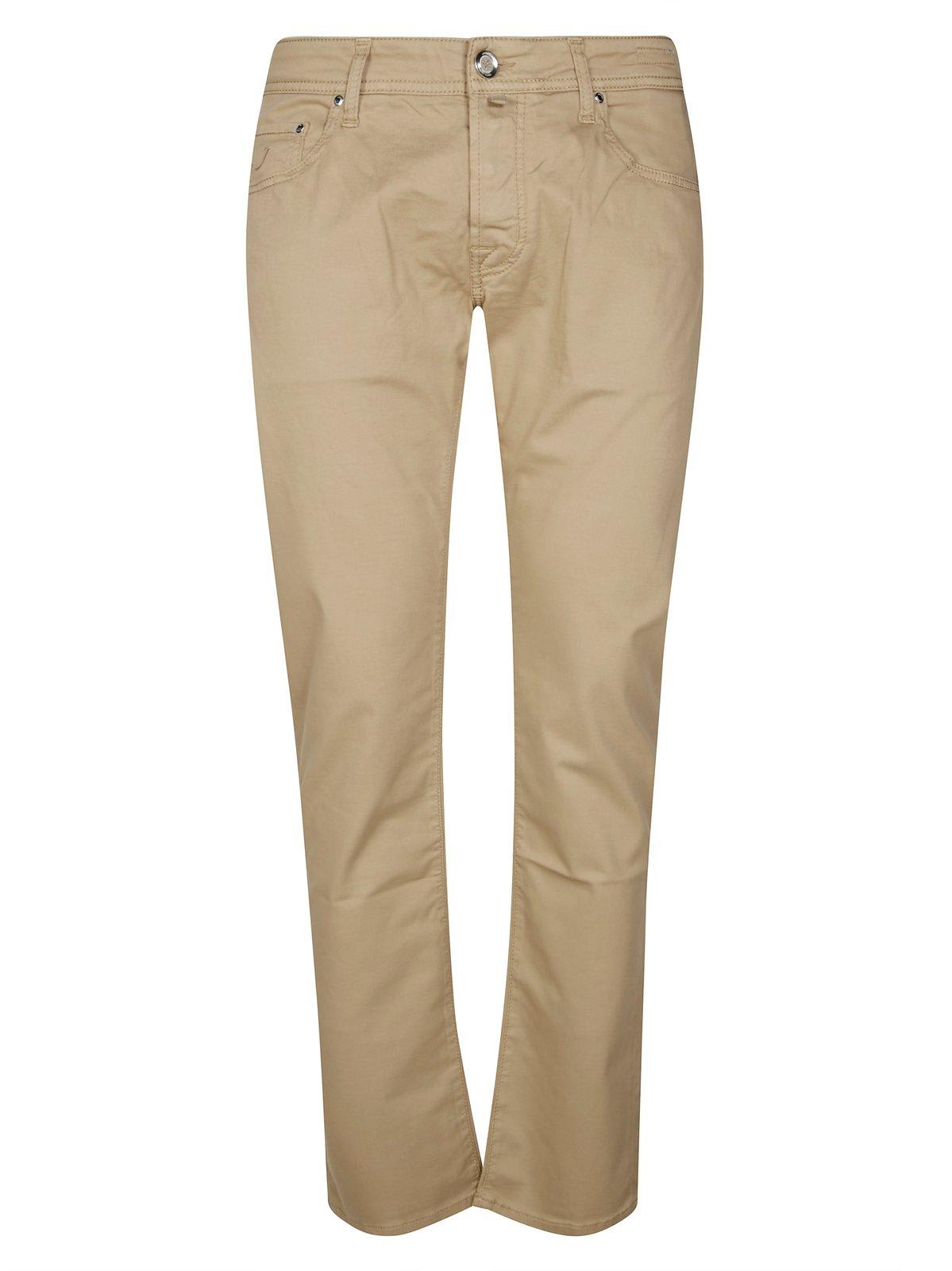 Jacob Cohen Nick Logo Patch Straight-leg Trousers
