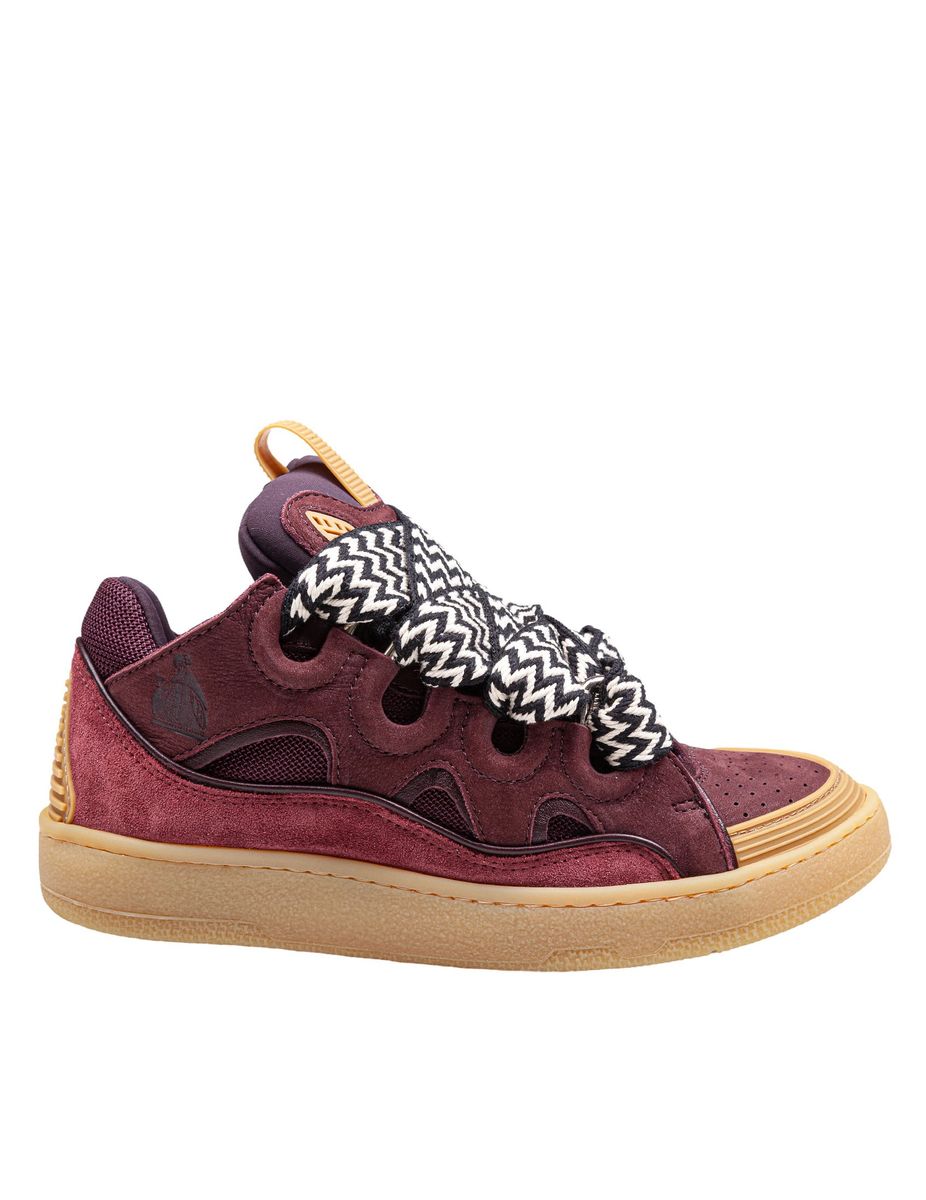 Lanvin Suede And Fabric Sneakers