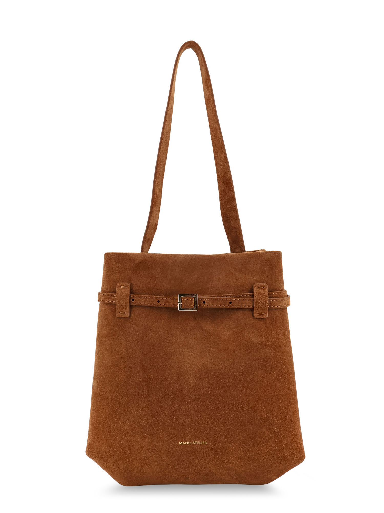 MANU Atelier Mini Tote Du Jour Suede Shoulder Bag