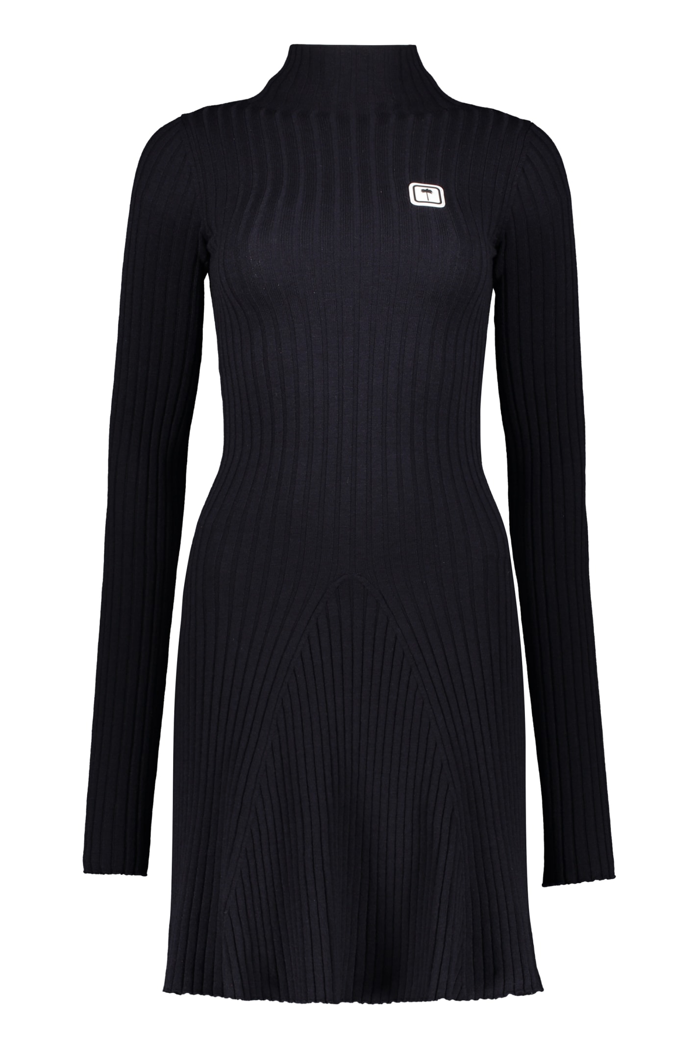 Palm Angels Ribbed Knit Dress
