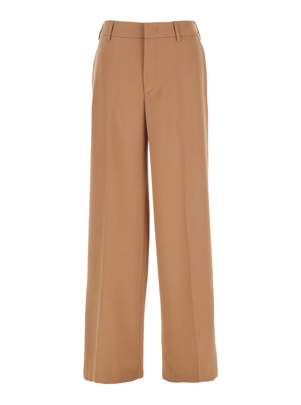 PT Torino lorenza Beige Tailored High Waisted Pants In Tech Fabric Woman