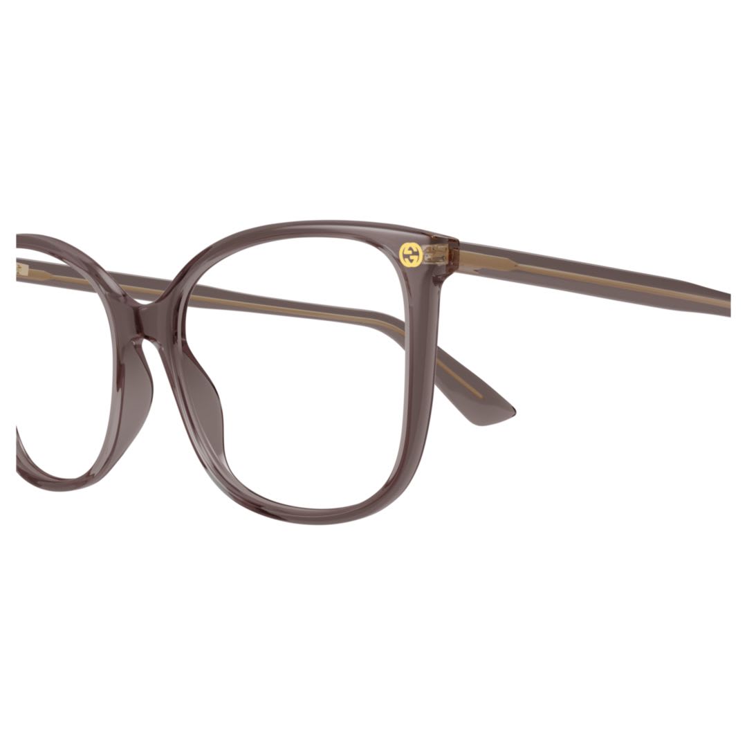 Gucci Eyewear Gg0026o-019 Brown-brown-transparent