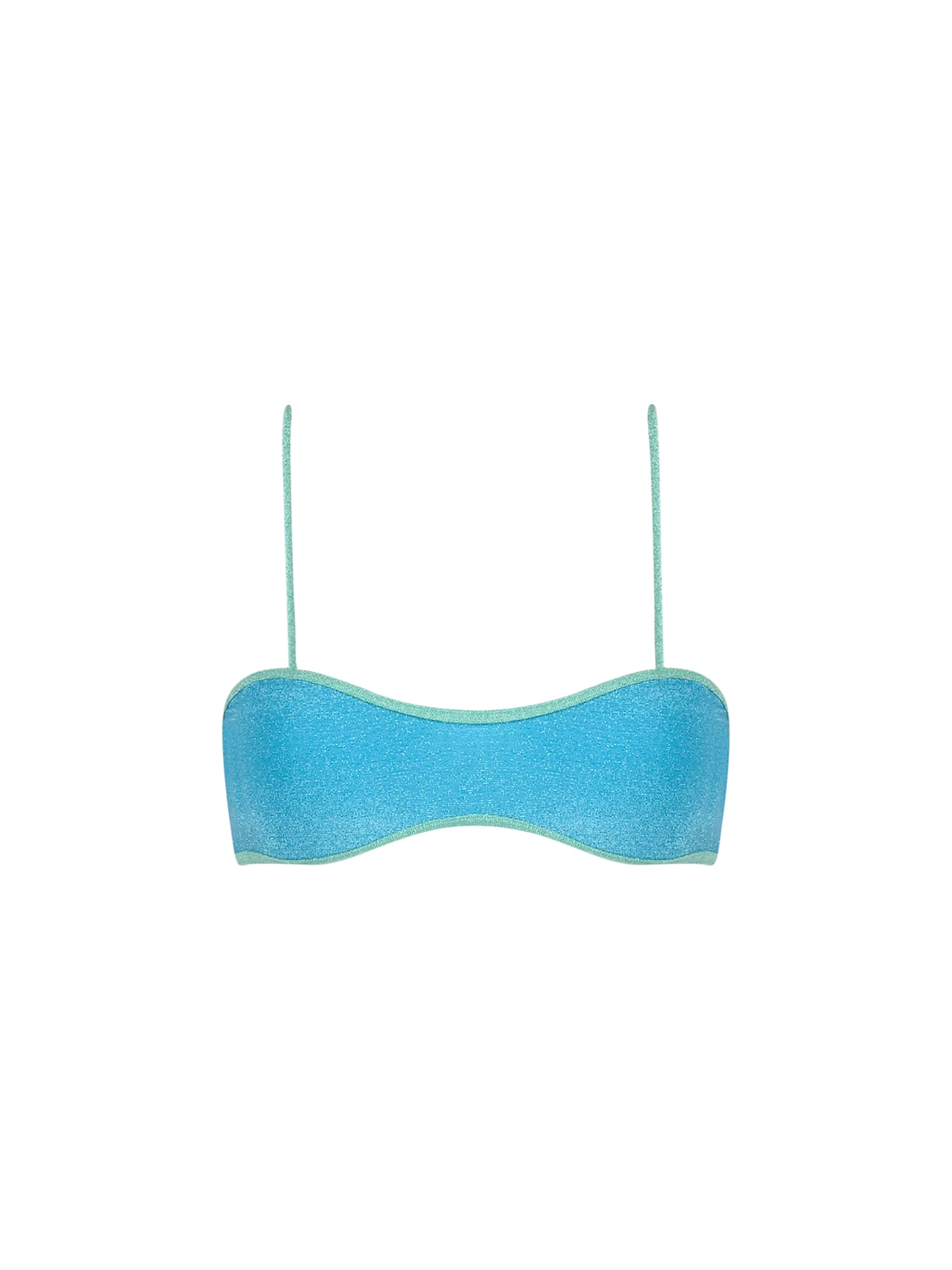 MC2 Saint Barth Woman Lurex Scooped Bralette Top Swimsuit Laryn
