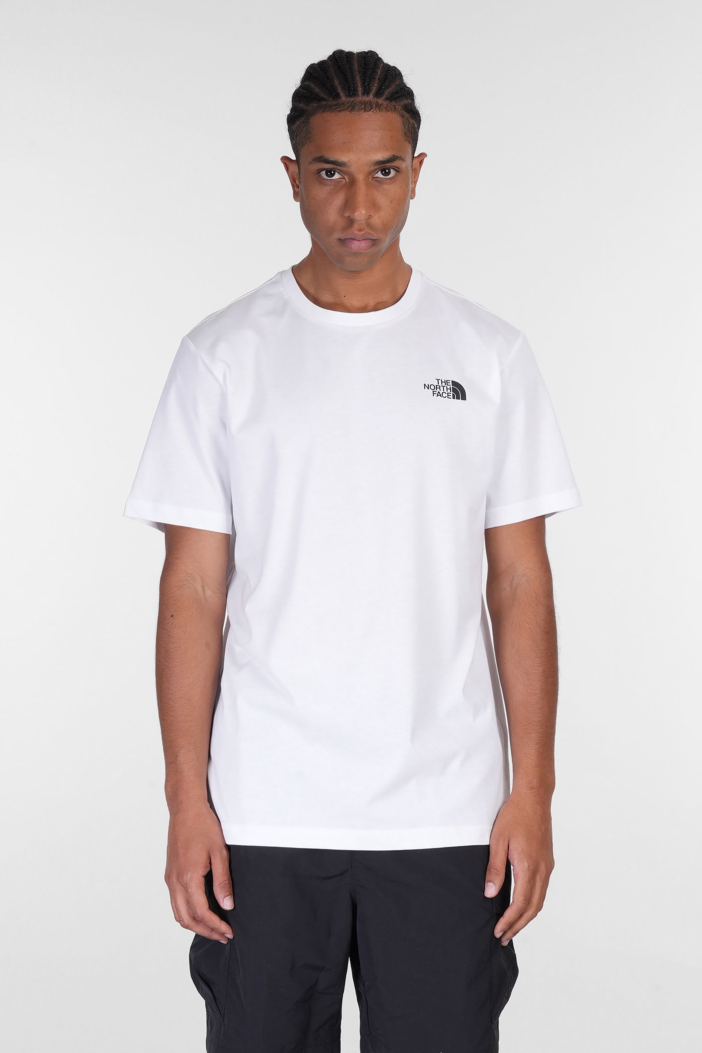The North Face Ss Box Nse Tee T-shirt In White Cotton