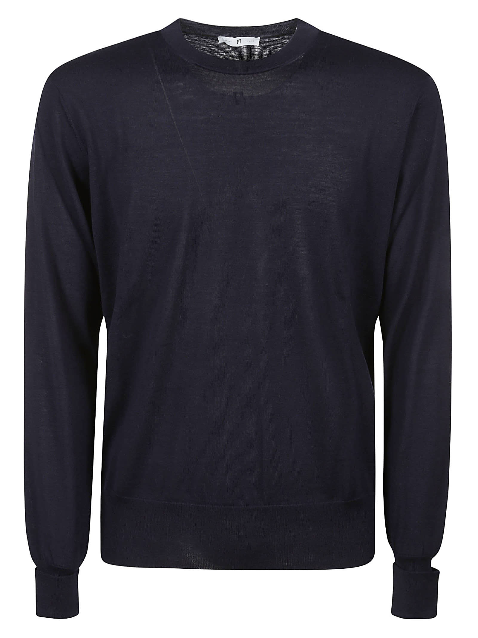 PT Torino Midnight Blue Wool Sweater