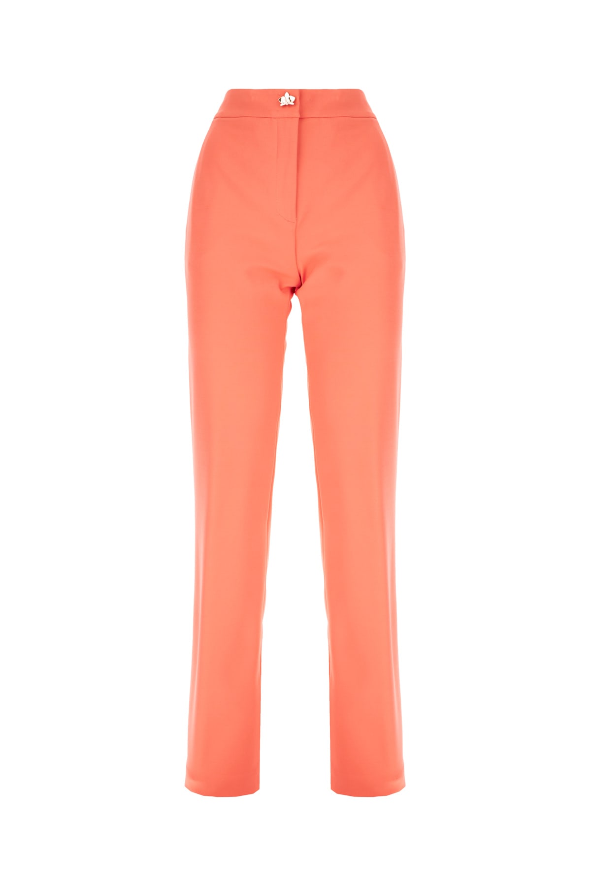 Genny Coral Stretch Viscose Blend Pants