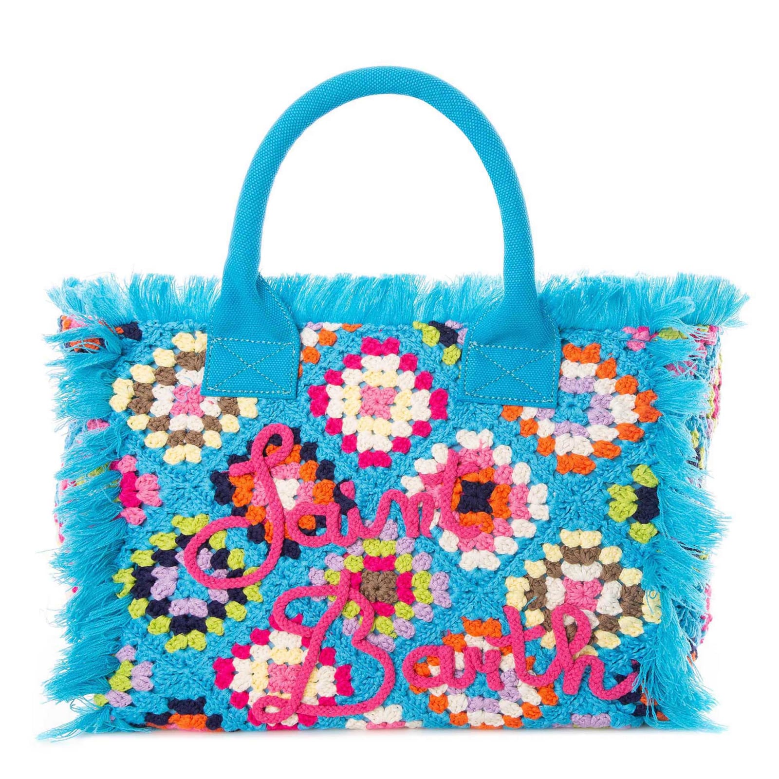 MC2 Saint Barth Vanity Crochet Shoulder Bag With Pattern
