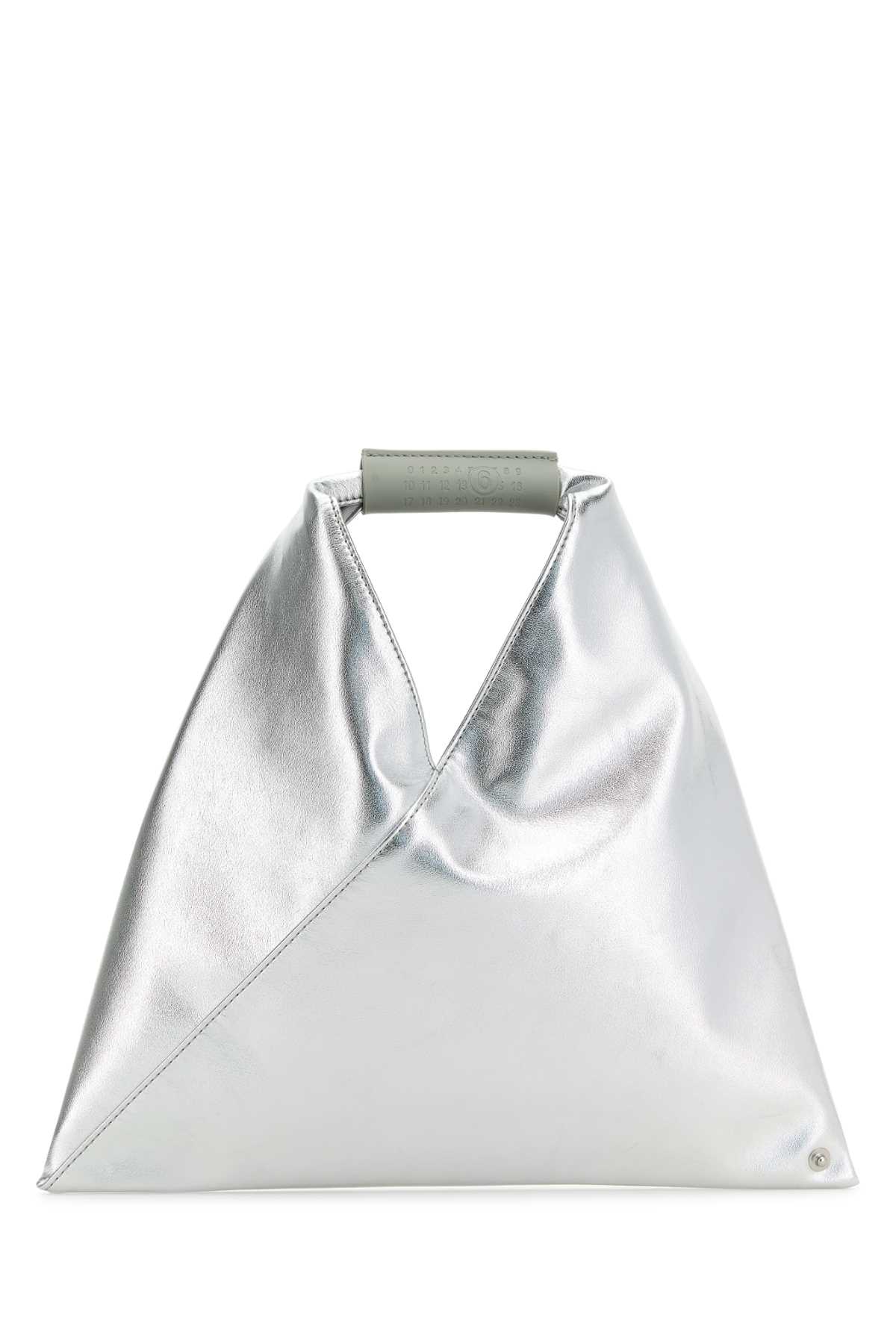 MM6 Maison Margiela Silver Synthetic Leather Japanese Handbag