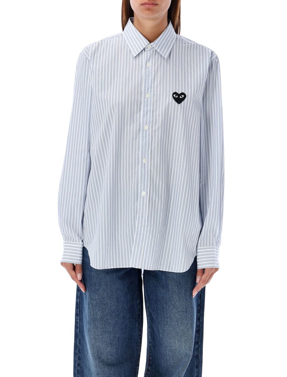 Comme Des Garçons Play 爱心贴布衬衫