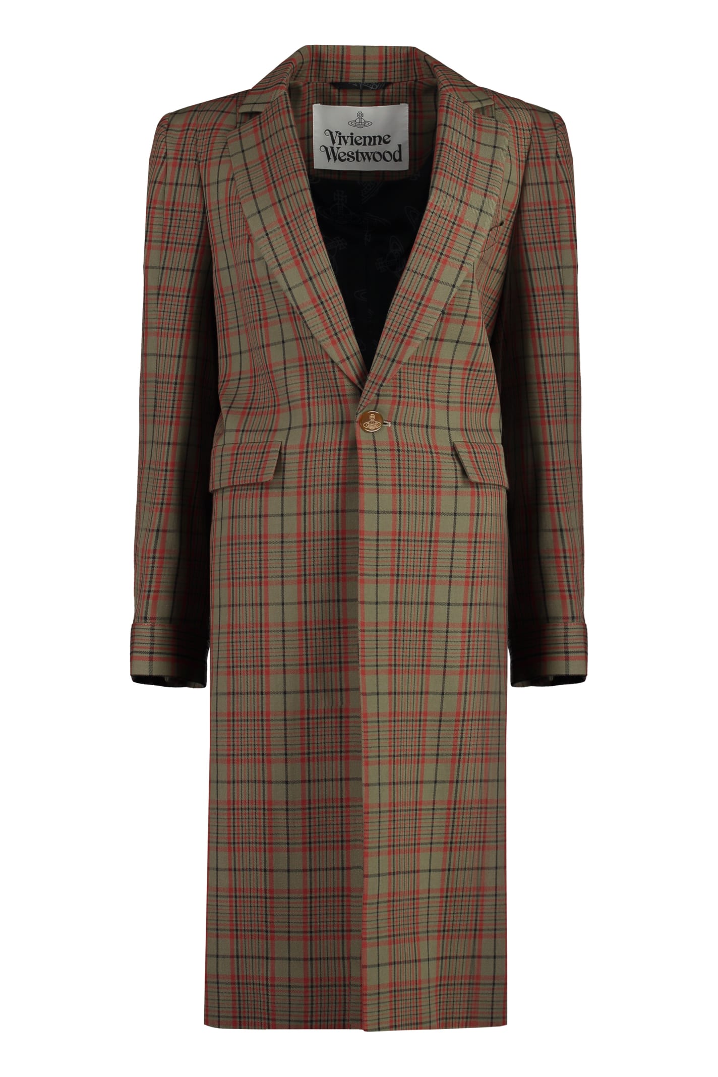 Vivienne Westwood Alien Wool Long Coat