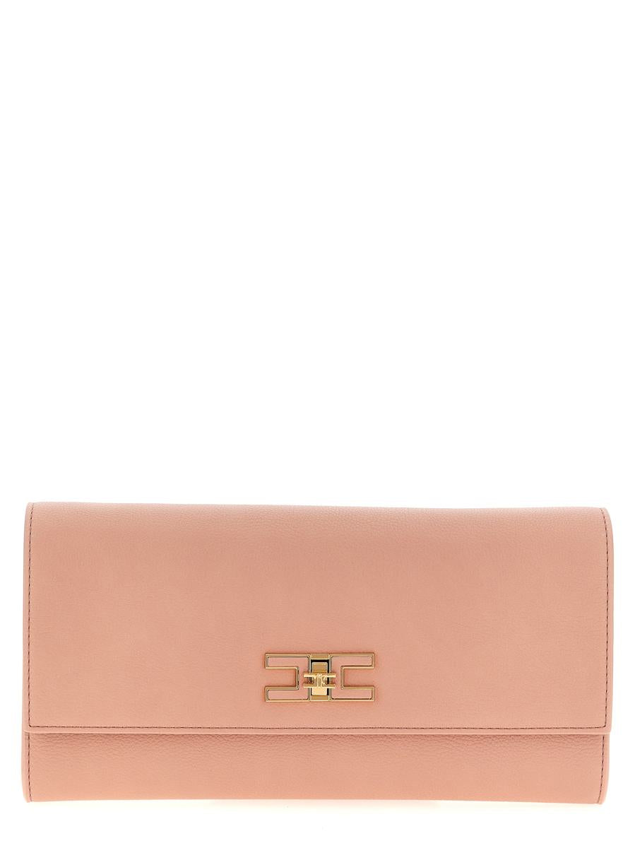 Elisabetta Franchi Logo Clutch Bag