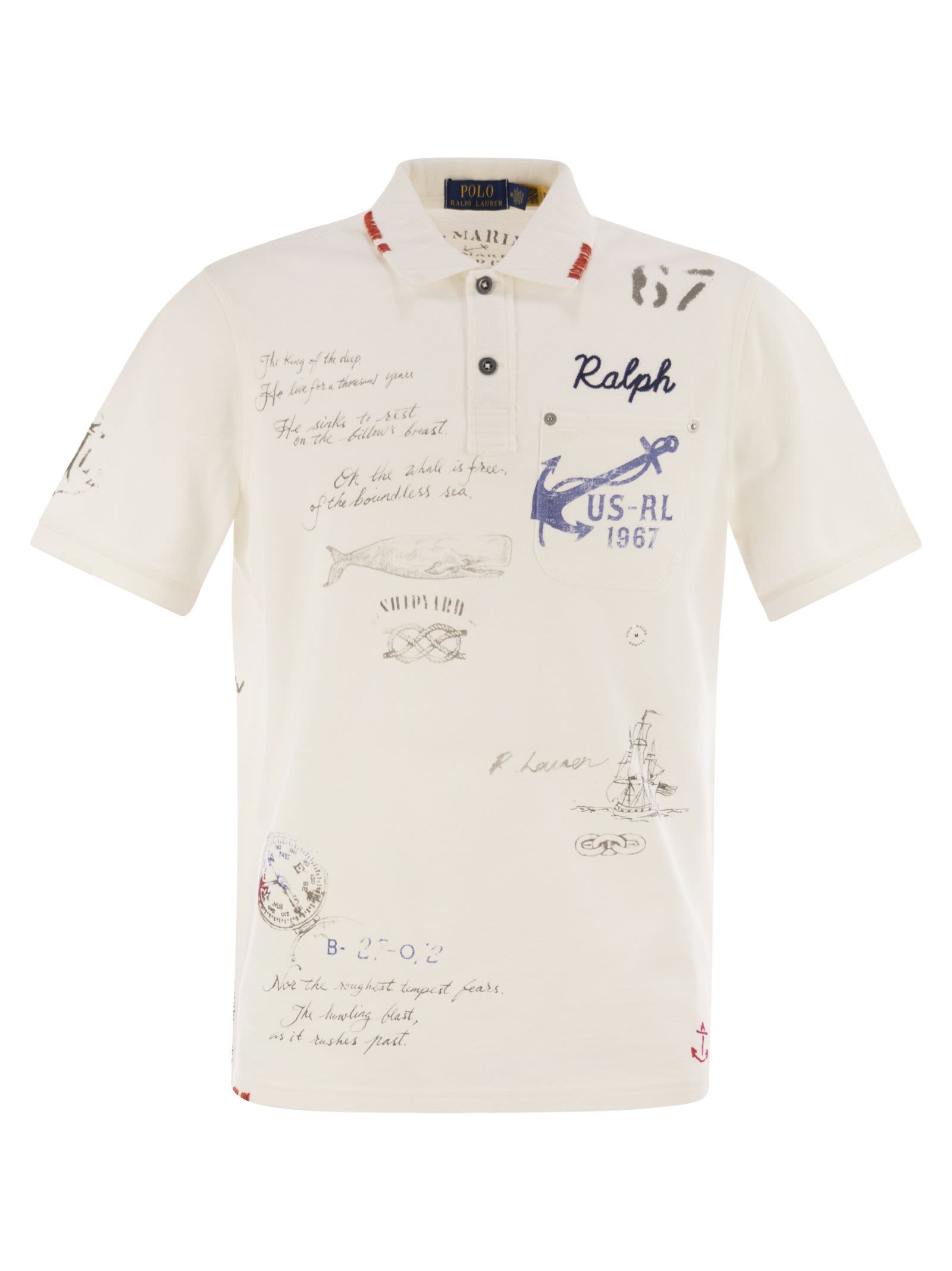 Polo Ralph Lauren 珠地Polo衫 经典版型印花