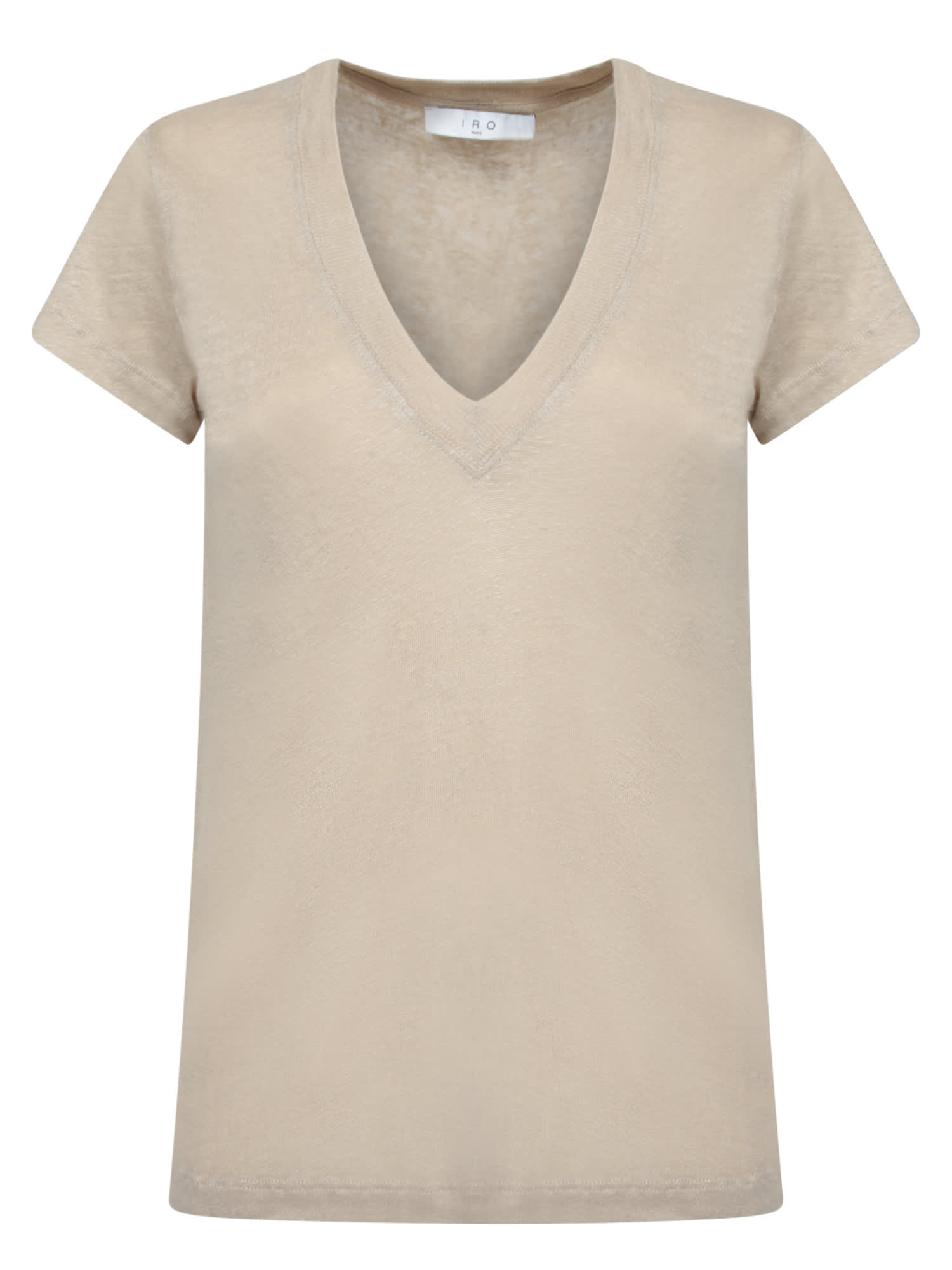 IRO Brown Cotton T-shirt rodeo
