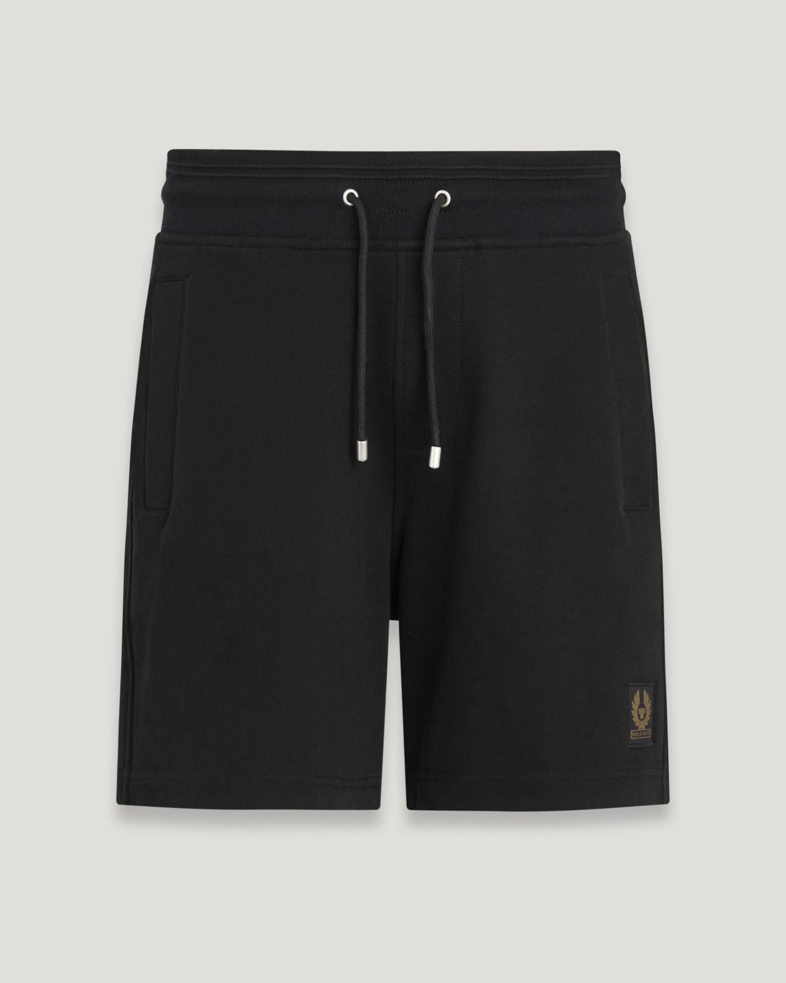 Belstaff Sweatshorts Men's Cotton Fleece Black Size S