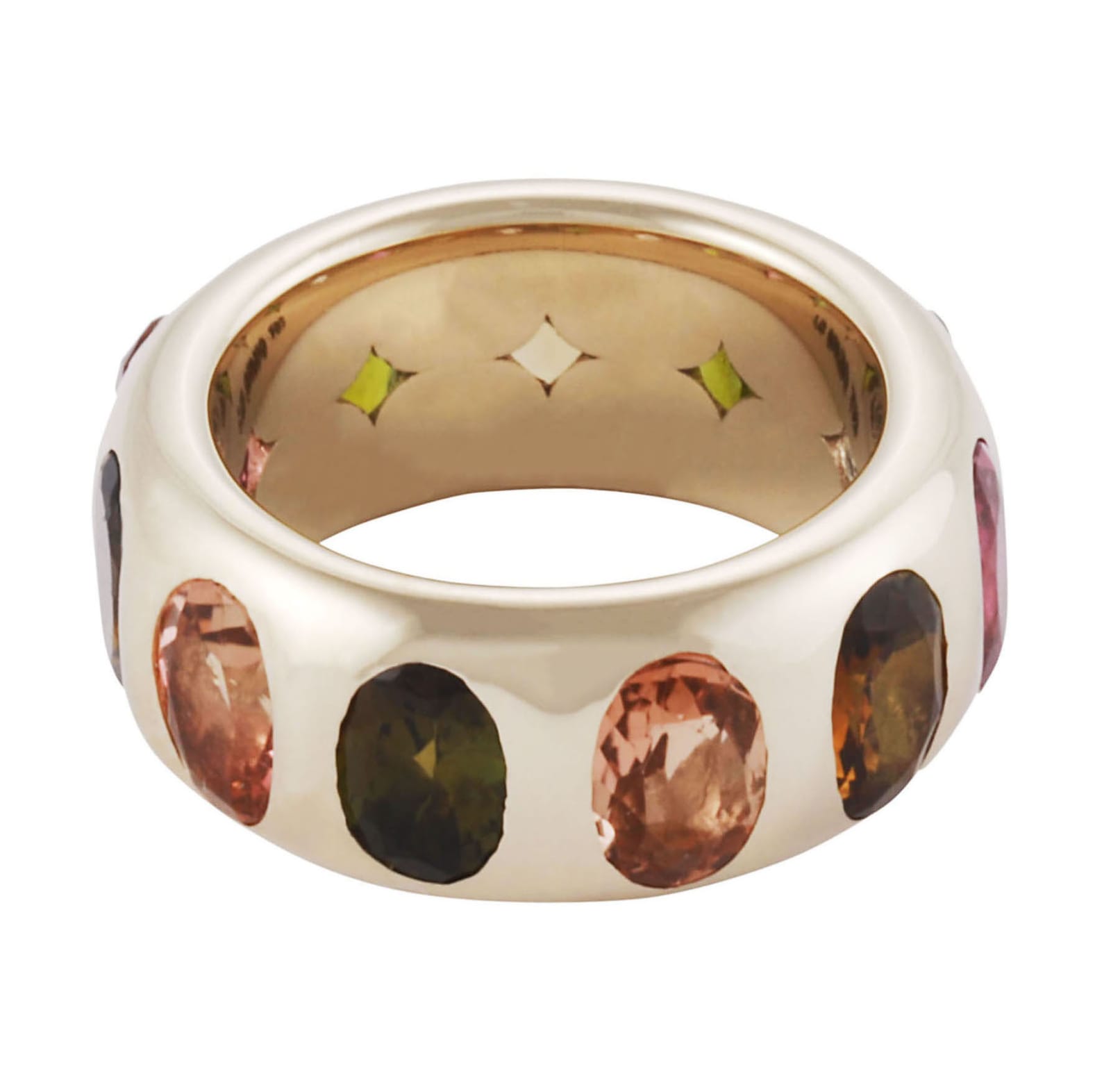Lo Spazio Jewelry Lo Spazio Multi Colored Tourmaline Ring