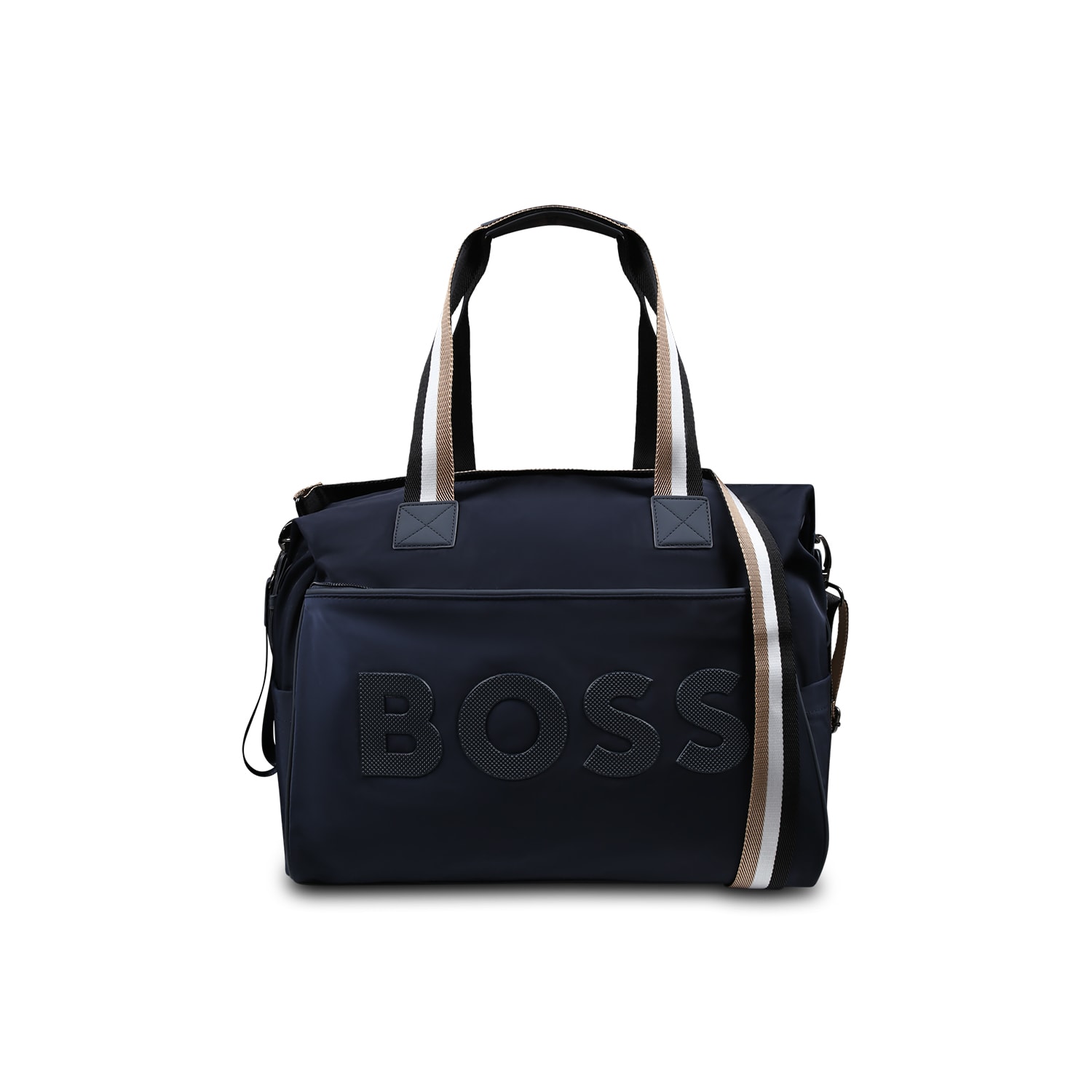 Hugo Boss Blue Changing Bag For Baby Boy With Logo