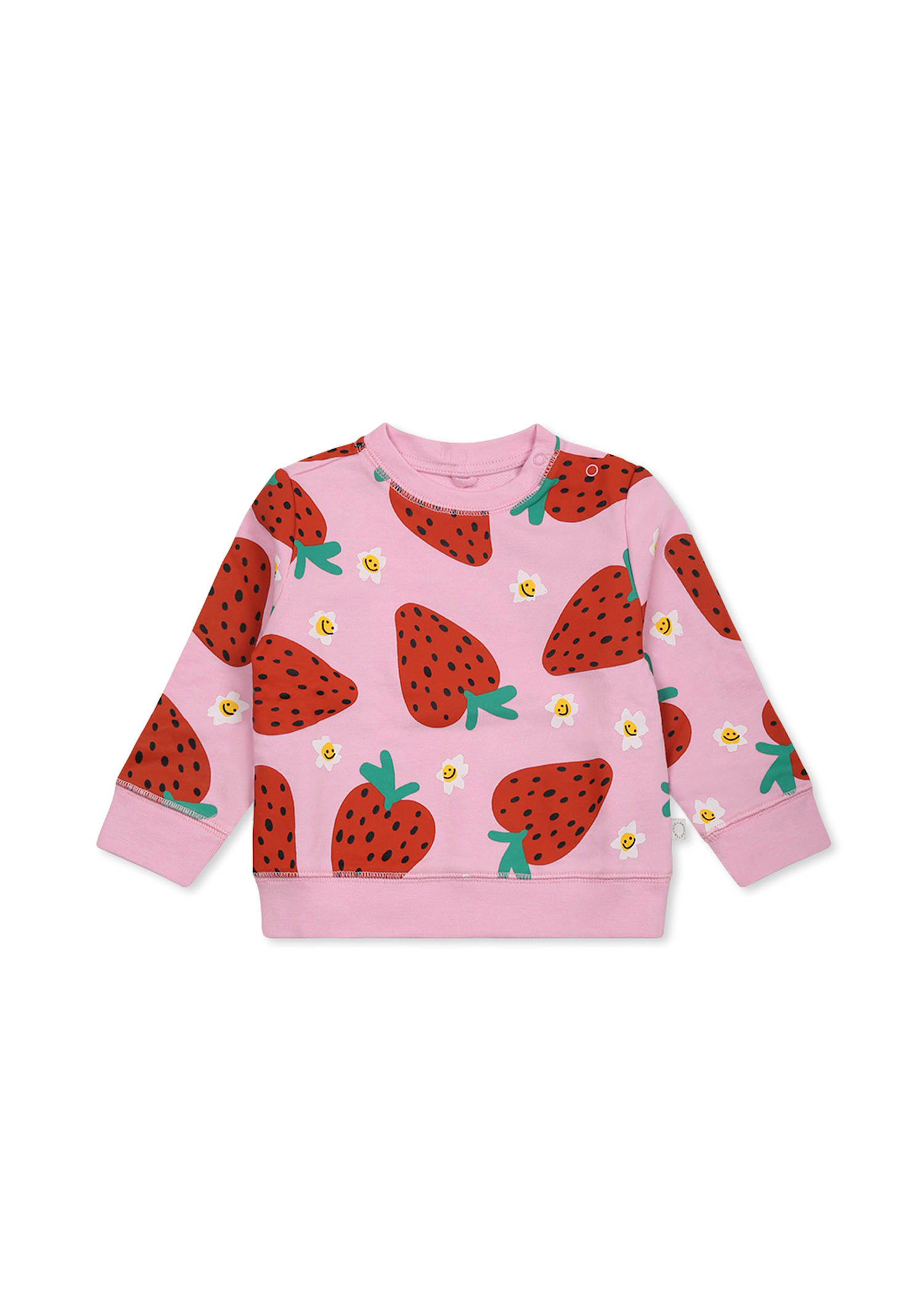 Stella McCartney Kids Light Blue Sweatshirt For Baby Boy With Frog