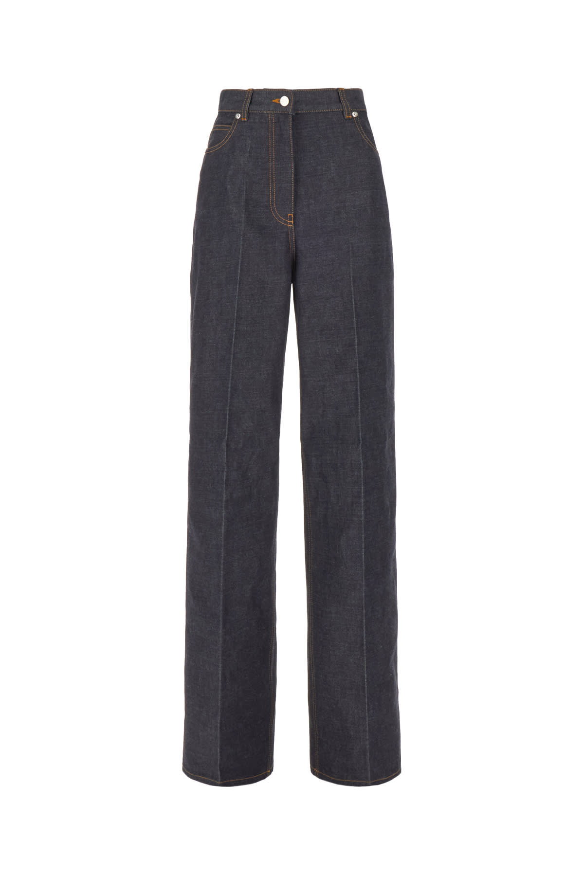 Ferragamo Dark Blue Denim Jeans