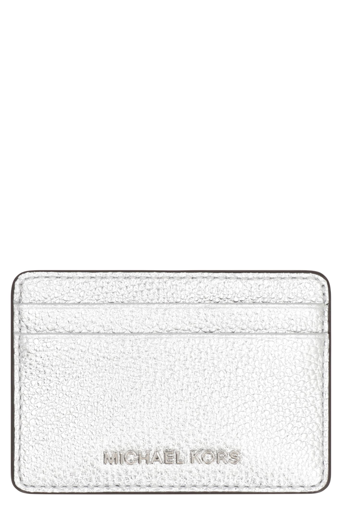 MICHAEL Michael Kors Pebbled Calfskin Card Holder
