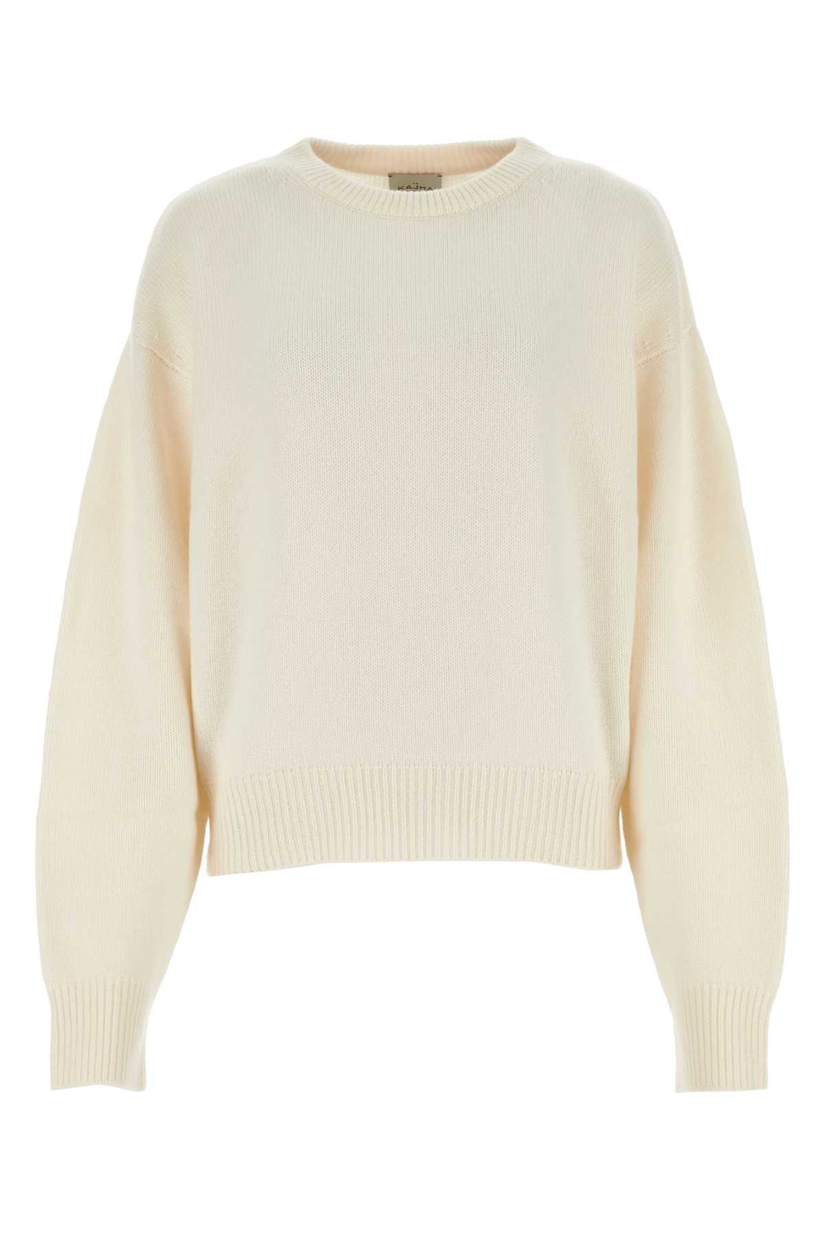 Le Kasha Ivory Cashmere Sweater