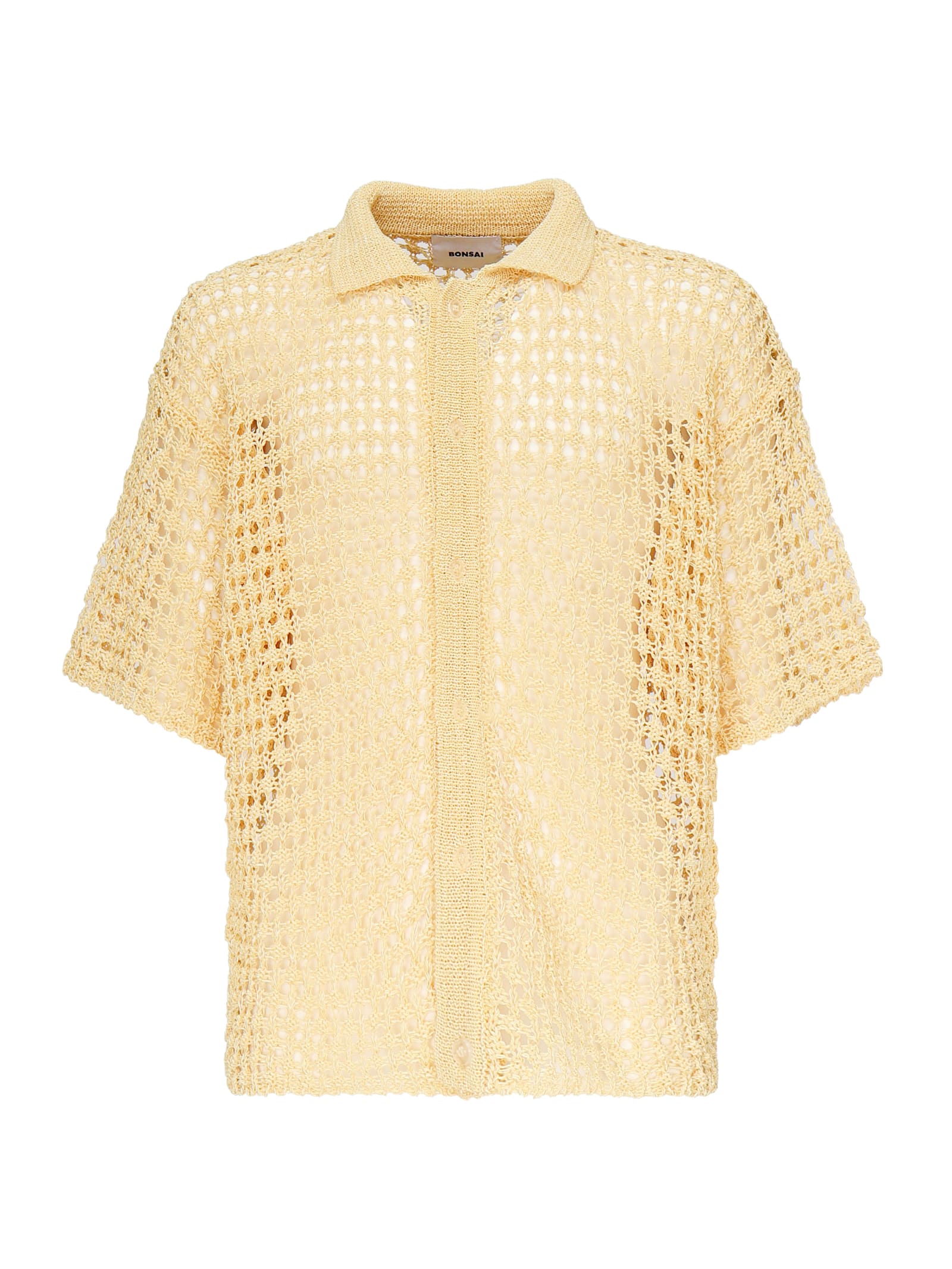 Bonsai Perforated Knit Shirt