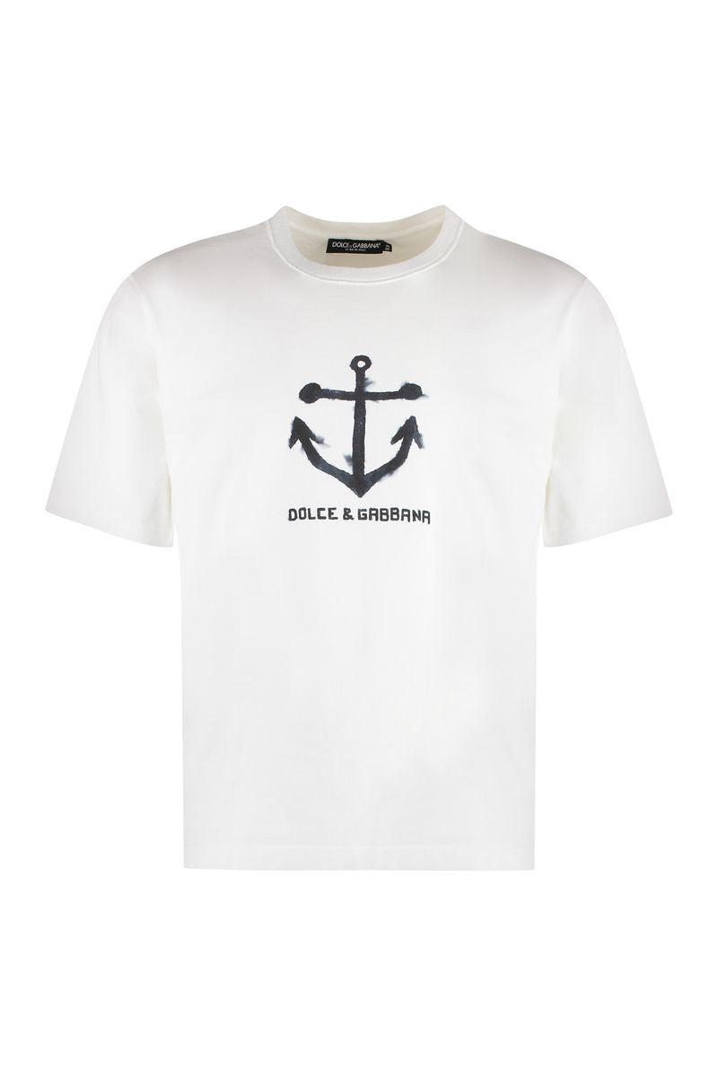 Dolce & Gabbana Cotton Crew-Neck T-Shirt
