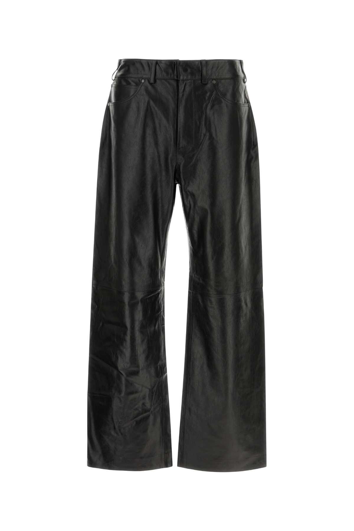 Entire Studios Black Leather Pant