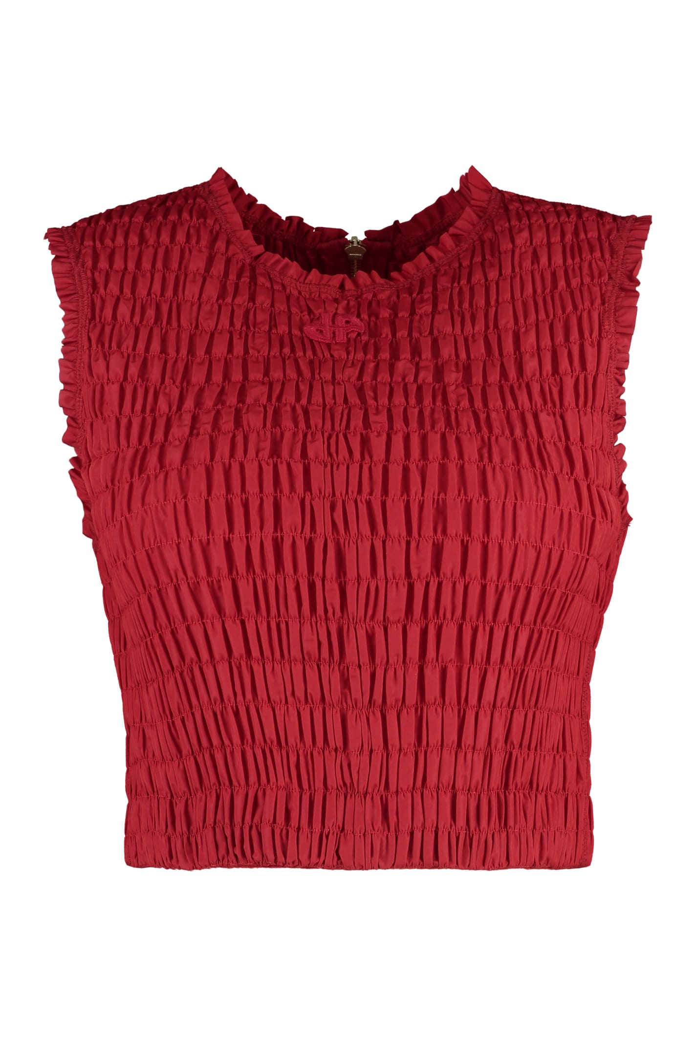 Patou Technical Fabric Crop Top