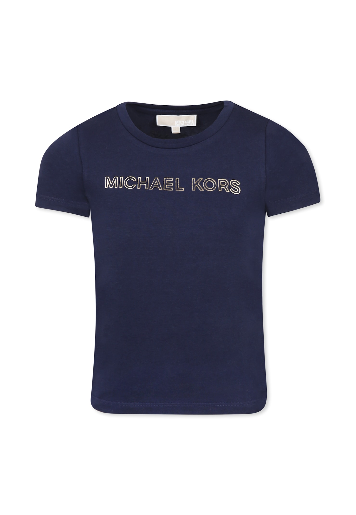 Michael Kors Blue T-shirt For Girl With Logo