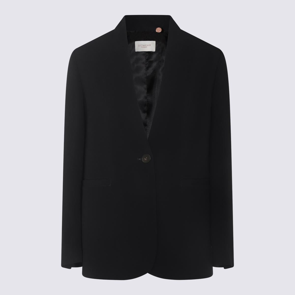 Montedoro Black Casual Jacket