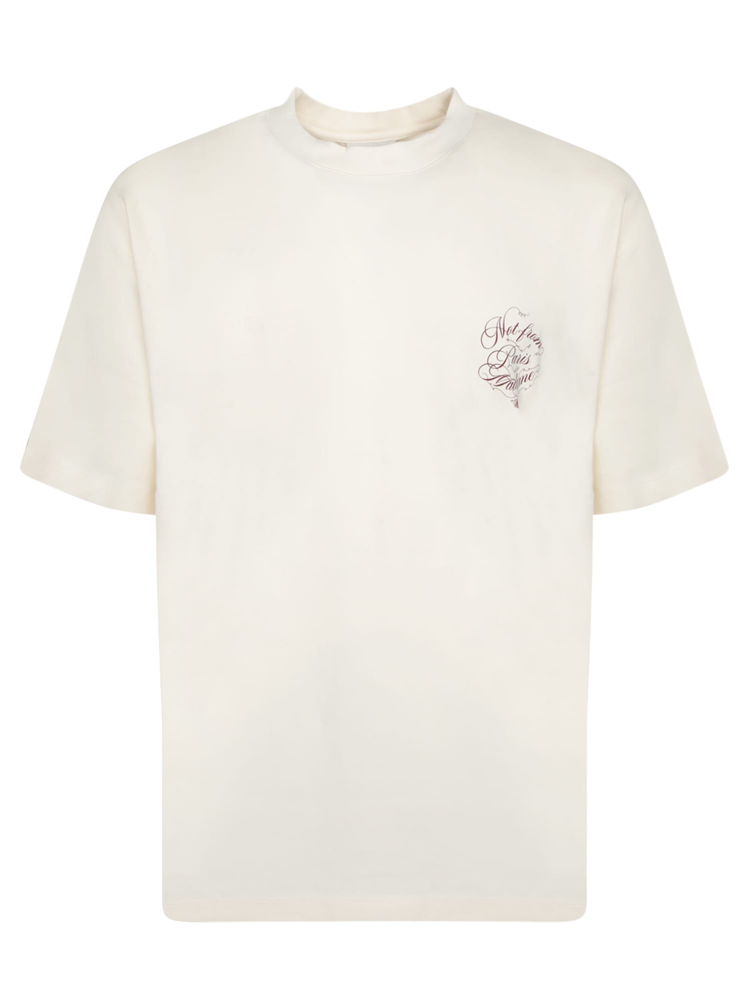 Drôle de Monsieur Slogan Vignes Cream T-shirt
