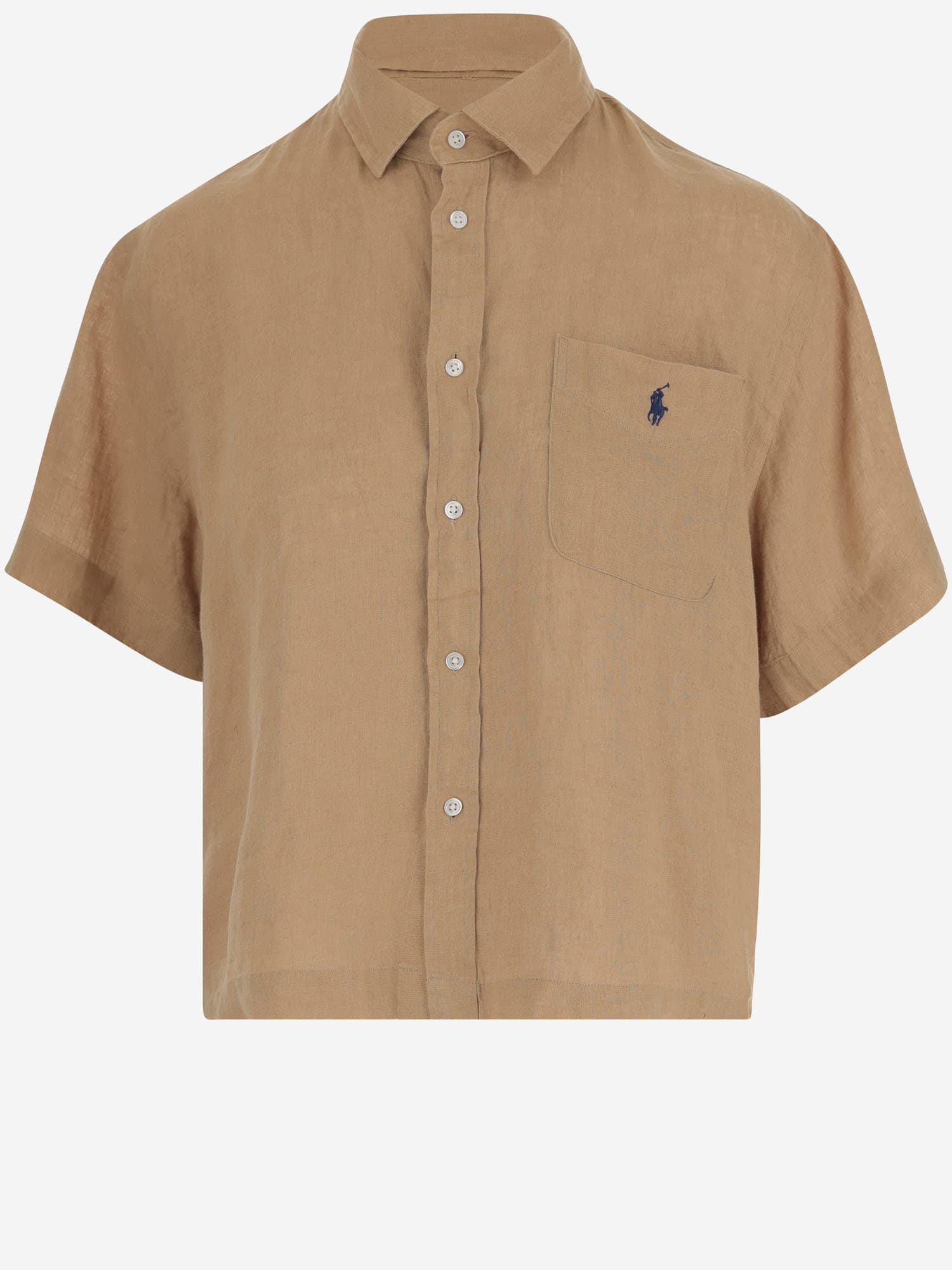 Polo Ralph Lauren 刺绣亚麻衬衫