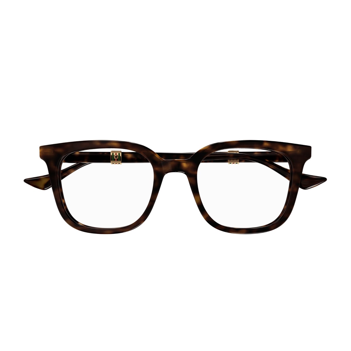 Gucci Eyewear Gucci Gg1525o Linea Web 002 Havana Trasparent Glasses