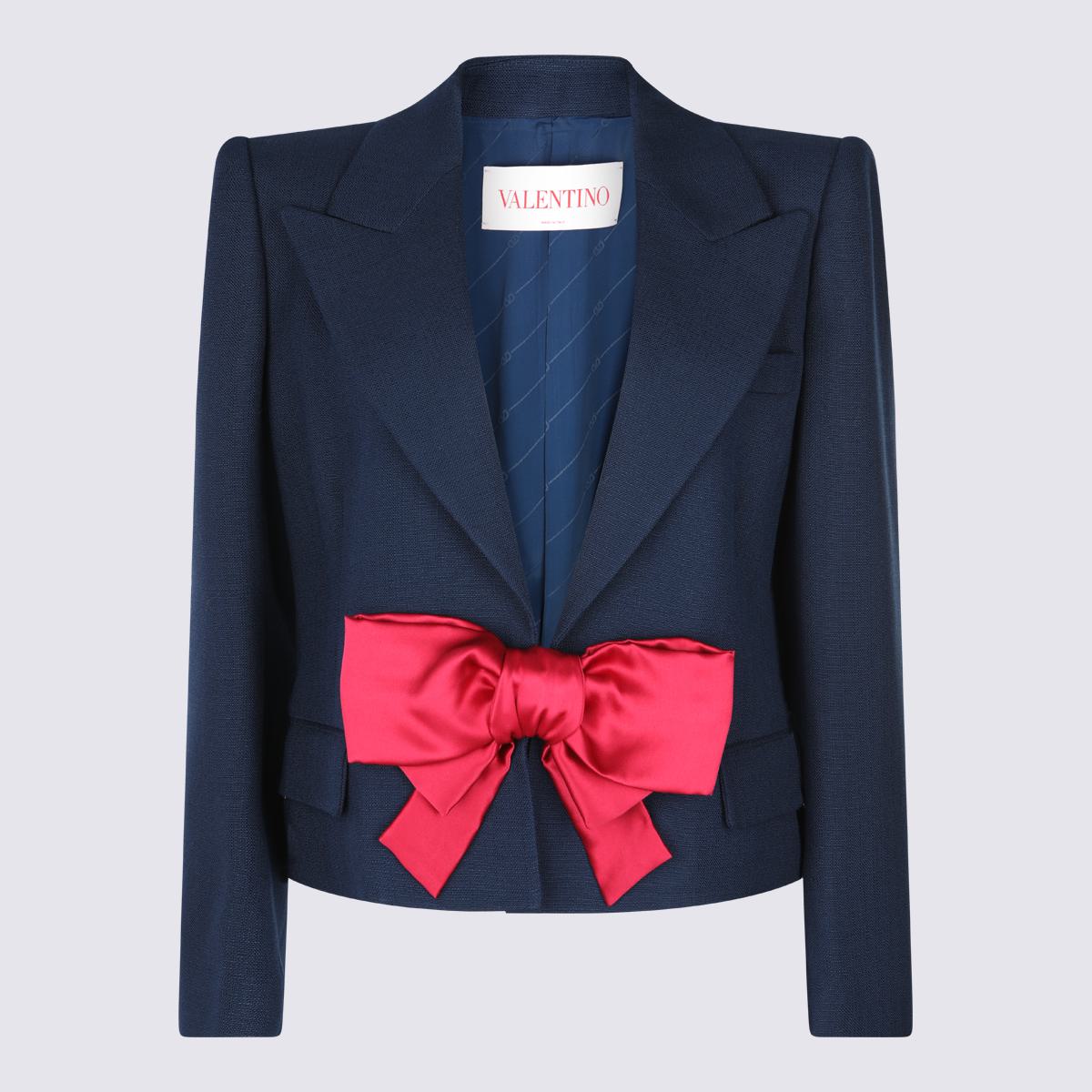 Valentino Garavani Blue Viscose Blazer