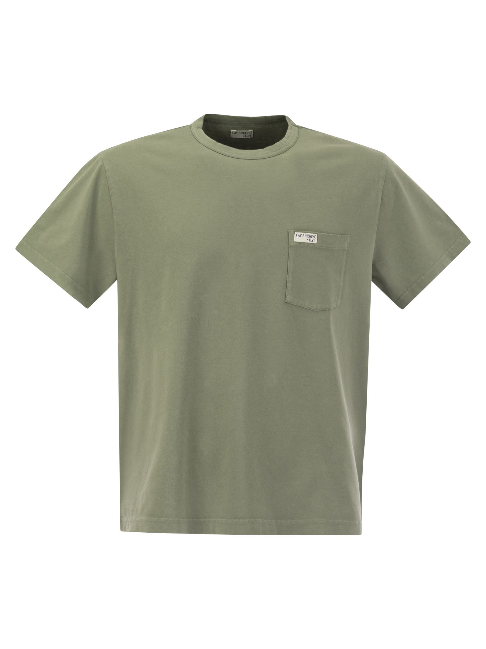 Fay Green Military T-shirt