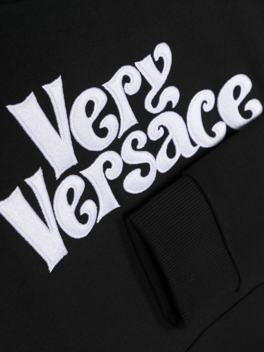 Sweatshirt Fleece Very Versace Embroidery