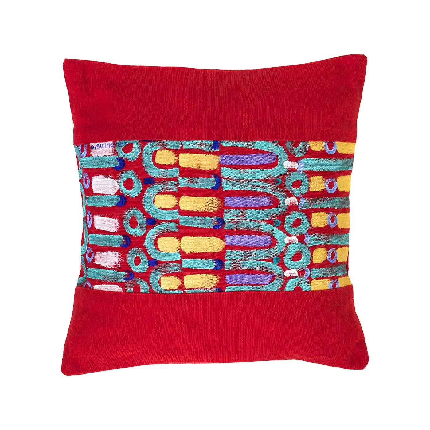 Le Botteghe su Gologone Hand Painted Cushions 100x100 Cm